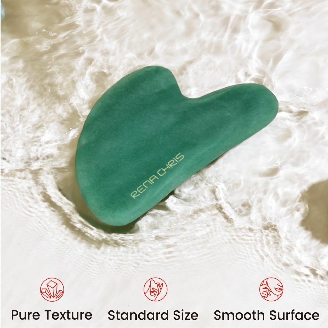 【人気商品】【 限定】カッサ かっさプレート 天然石かっさ 顔 ボディ用 頭皮マ コスメ/美容のキット/セット(コフレ/メイクアップセット)の商品写真