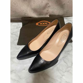 TOD'S - 【美品】TOD'S モカシン風エナメル&レザー切替パンプス TOD'S - 【美品】TOD'S モカシン風エナメル&レザー切替パンプス
