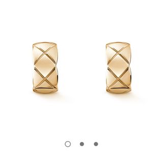 CHANEL - シャネル ぶら下がりピアス 金メッキ ゴールド ピアス CHANEL - シャネル ぶら下がりピアス 金メッキ ゴールド ピアス
