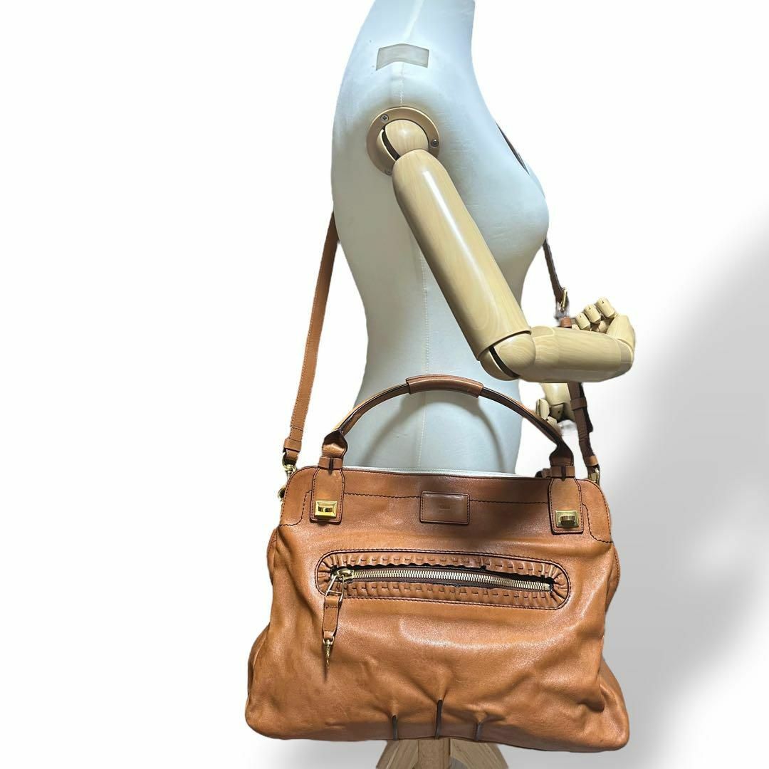 Chloe - 良品 573 クロエ マーガレット トートバッグ A4 2way Chloe - 良品 573 クロエ マーガレット トートバッグ A4 2way