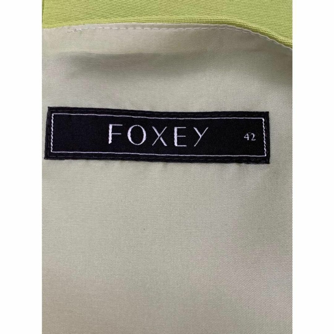 フォクシー 42 カーキグレージュ トップス FOXEY フォクシーニューヨーク MERCIENNE 42736 Tシャツ カットソー 42
