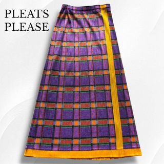 PLEATS PLEASE ISSEY MIYAKE(チェック ・ ロングスカート)の PLEATS PLEASE ISSEY MIYAKE(チェック ・ ロングスカート)の