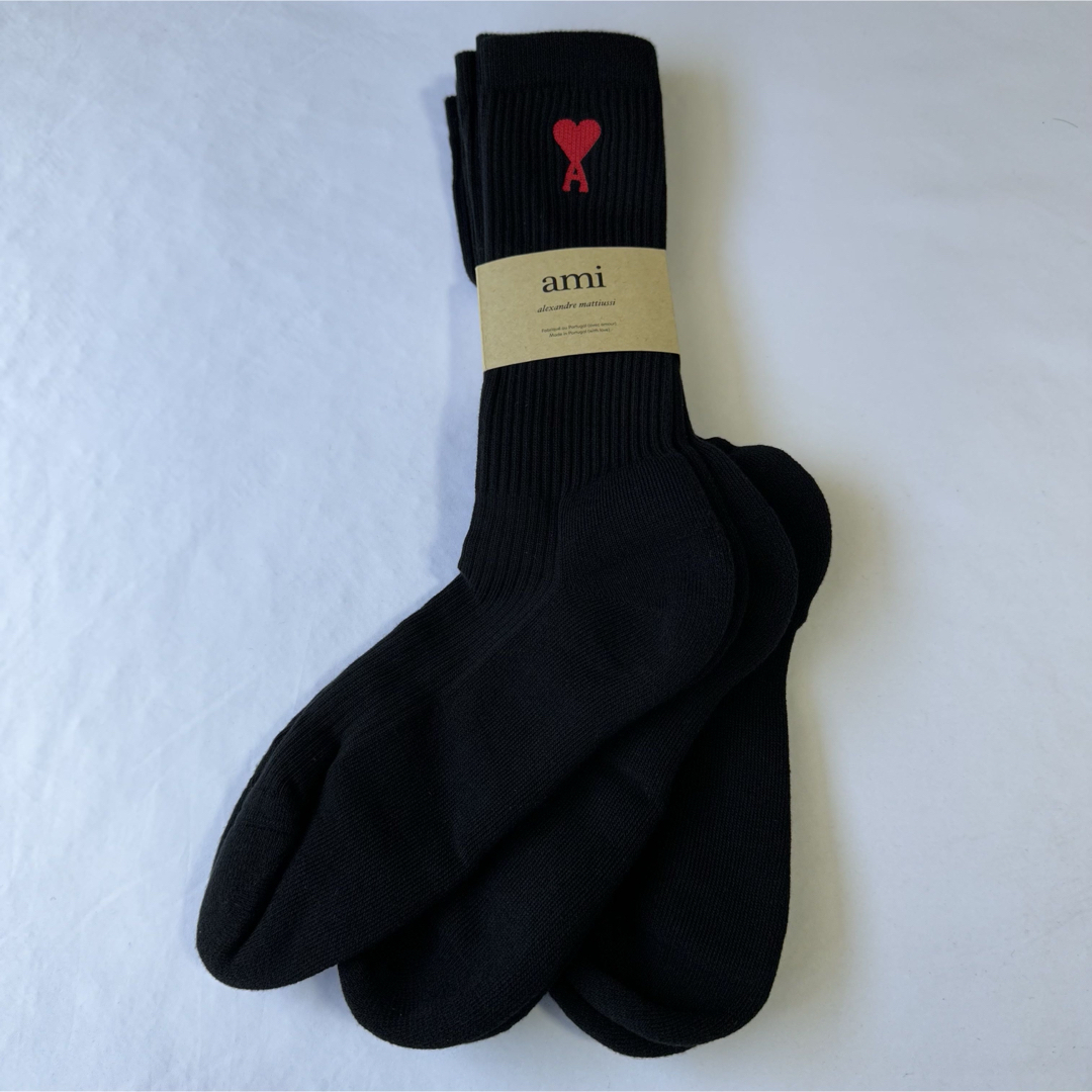【関税込み】AMI Paris ソックス Ami Paris ソックス×3