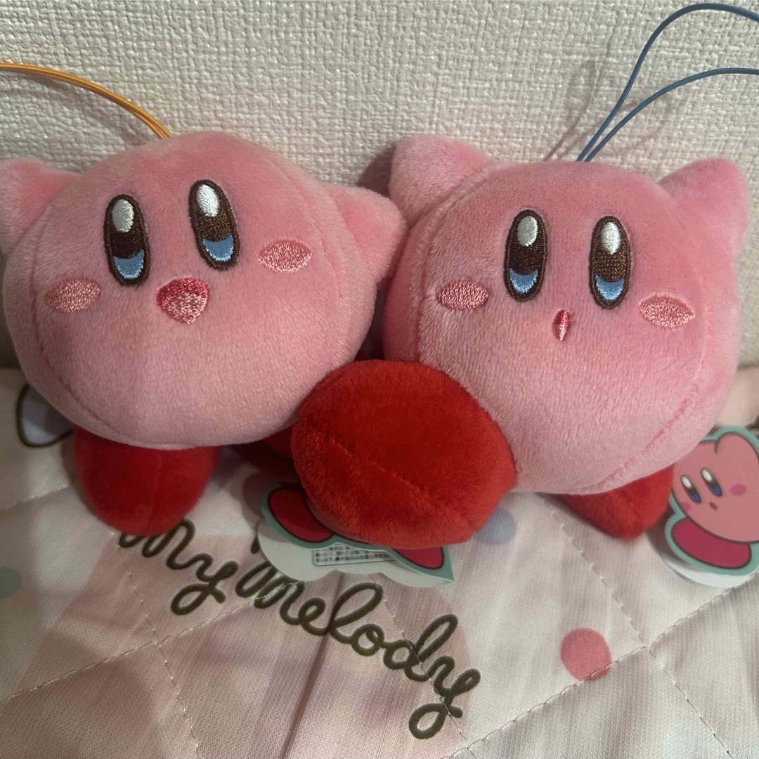 星のカービィ マスコット 2個セット エンタメ/ホビーのおもちゃ/ぬいぐるみ(キャラクターグッズ)の商品写真