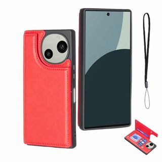 Cafma 対応 AQUOS R9 ケース 背面 カードケース SH-51E/S(その他)