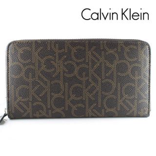 カルバンクライン(Calvin Klein)のカルバンクライン 長財布 ラウンドファスナー モノグラム 79468 新品(長財布)