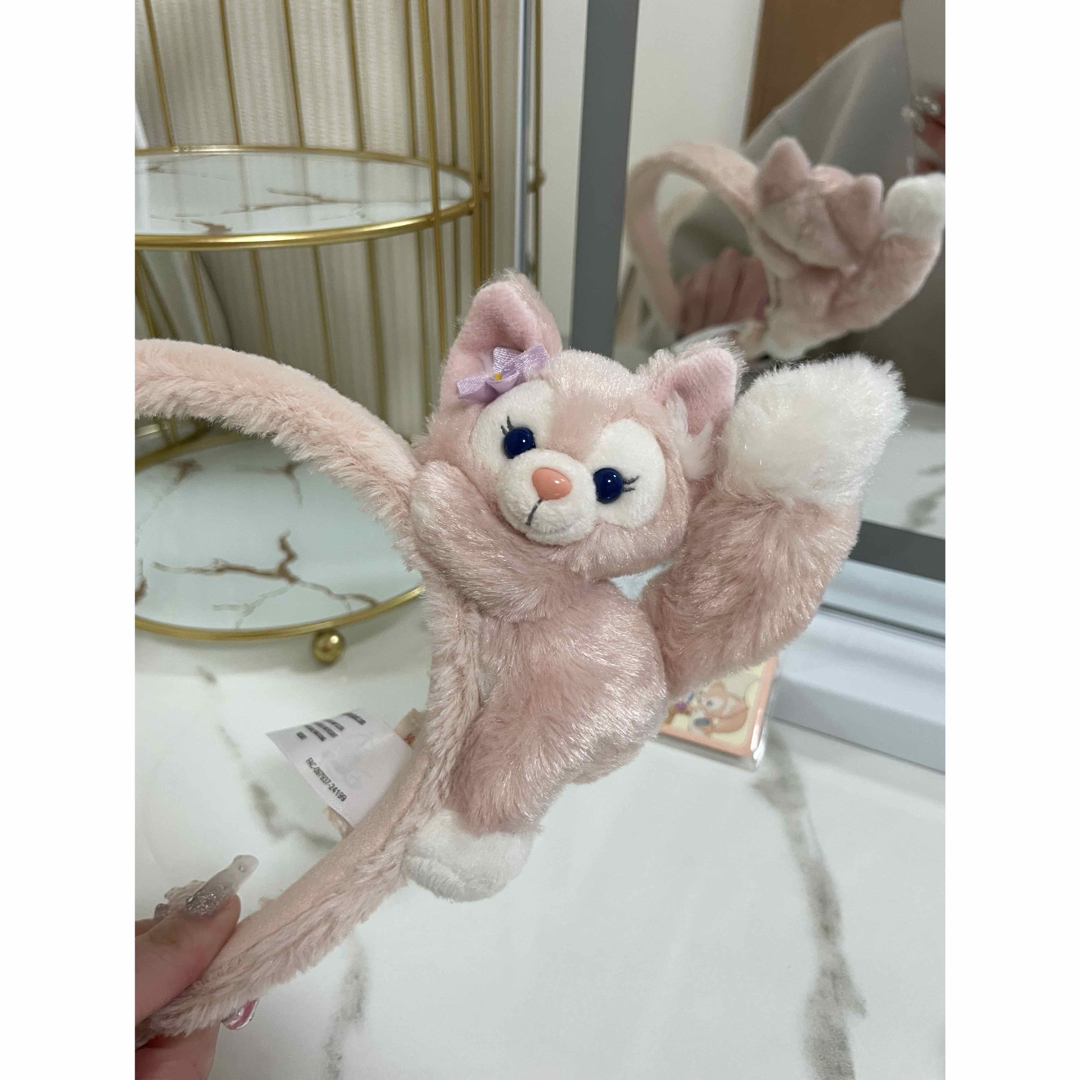 Disney(ディズニー)のリーナベルカチューシャ　ぬいぐるみカチューシャ　香港ディズニー エンタメ/ホビーのおもちゃ/ぬいぐるみ(キャラクターグッズ)の商品写真