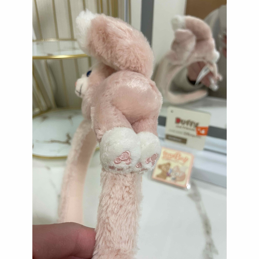 Disney(ディズニー)のリーナベルカチューシャ　ぬいぐるみカチューシャ　香港ディズニー エンタメ/ホビーのおもちゃ/ぬいぐるみ(キャラクターグッズ)の商品写真