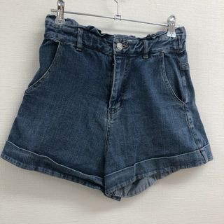 ナイスクラップ(NICE CLAUP)の【NICE CLAUP】ナイスクラップ　ショートパンツ　デニム　ボトムス　青系　カジュアル　レディース(ショートパンツ)