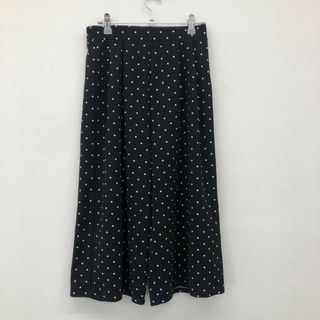 【Lutique】ルティーク　黒系　M　ワイドパンツ　フレアパンツ　水玉　シンプル　カジュアル(その他)