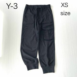 Y-3 - Y-3 ワイスリー カーゴパンツ M 黒 【古着】【中古】の Y-3 - Y-3 ワイスリー カーゴパンツ M 黒 【古着】【中古】の