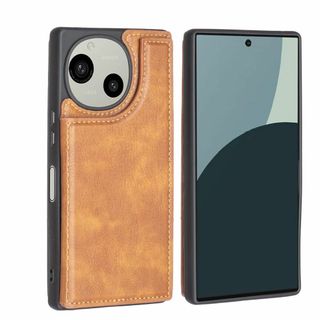 【Viesa】背面カード 手帳型ケース AQUOS R9 / docomo SH(その他)