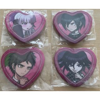 ダンガンロンパ テレ顔ハート缶バッジ 霧切響子 王馬小吉 最原終 ダンガンロンパ テレ顔ハート缶バッジ 霧切響子 王馬小吉 最原終