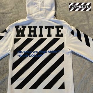 Off-White(パーカー ・ ブルー・ネイビー/青色系)のフリマ Off-White(パーカー ・ ブルー・ネイビー/青色系)のフリマ