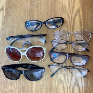 ヴィンテージ(VINTAGE)のS53　まとめ　セット　眼鏡 メガネ　 伊達　度なし　サングラス　セル　メタ(サングラス/メガネ)