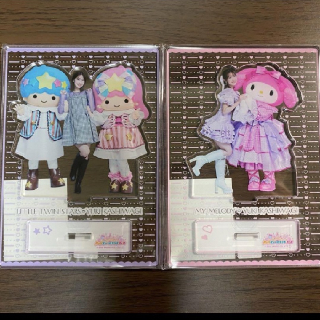 ましゅまろ様専用柏木由紀 ゆきりん アクリルスタンド サンリオコラボ 2点セット エンタメ/ホビーのタレントグッズ(アイドルグッズ)の商品写真