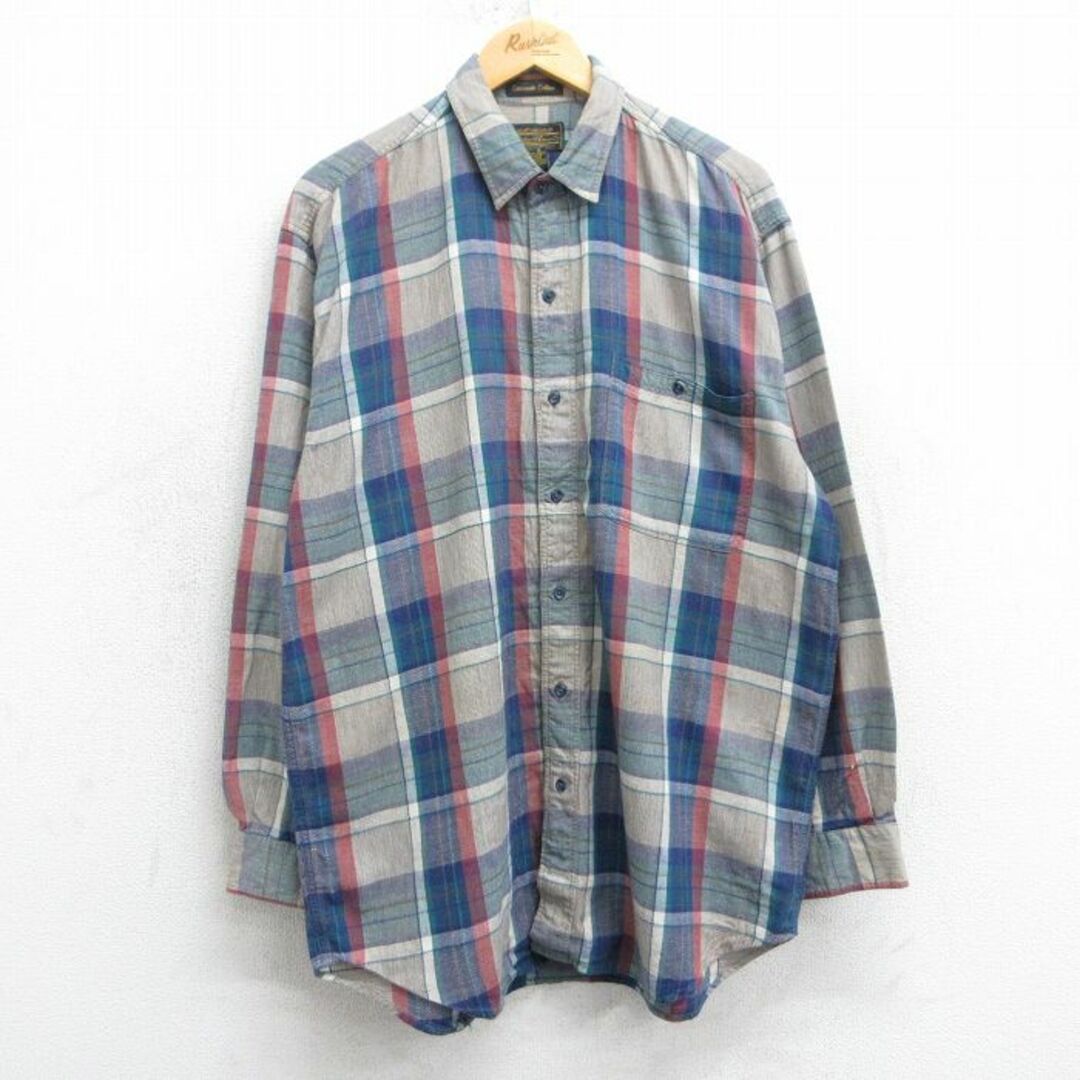 Eddie Bauer - XL☆古着 エディーバウアー 長袖 ブランド シャツ Eddie Bauer - XL☆古着 エディーバウアー 長袖 ブランド シャツ