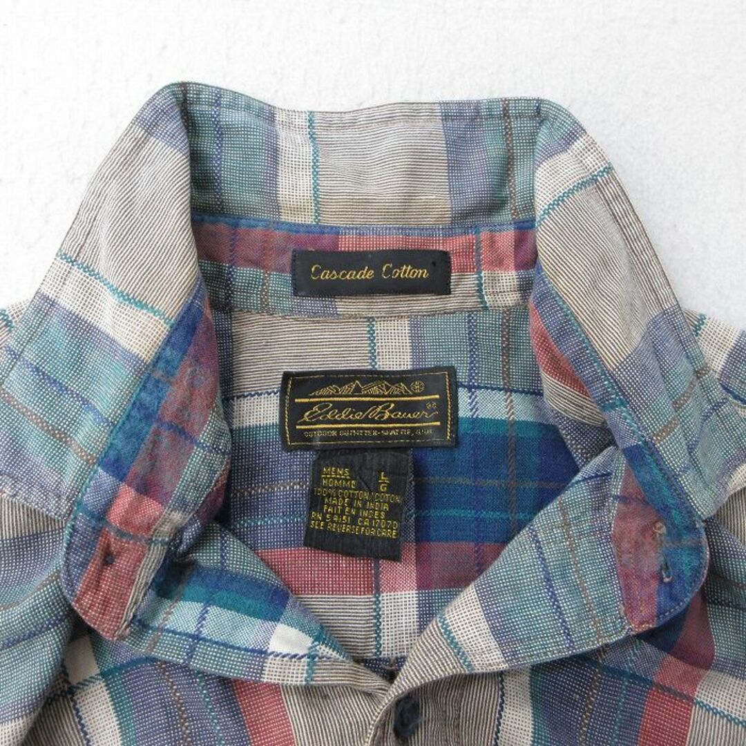 Eddie Bauer - XL☆古着 エディーバウアー 長袖 ブランド シャツ Eddie Bauer - XL☆古着 エディーバウアー 長袖 ブランド シャツ
