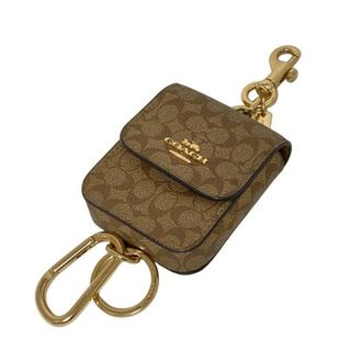 コーチ(COACH)のCOACH(コーチ) キーホルダー(チャーム)美品  - ブラウン(キーホルダー)