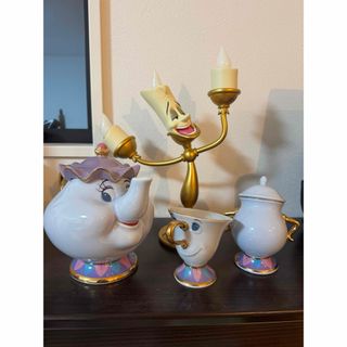 Disney - 【最終値下げ】完全受注生産ルミエールライト、ポット Disney - 【最終値下げ】完全受注生産ルミエールライト、ポット
