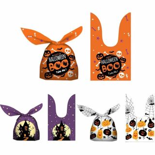 ハロウィン お菓子袋 5種類✖️5枚 小分け ラッピング うさぎ耳　可愛い(人文/社会)