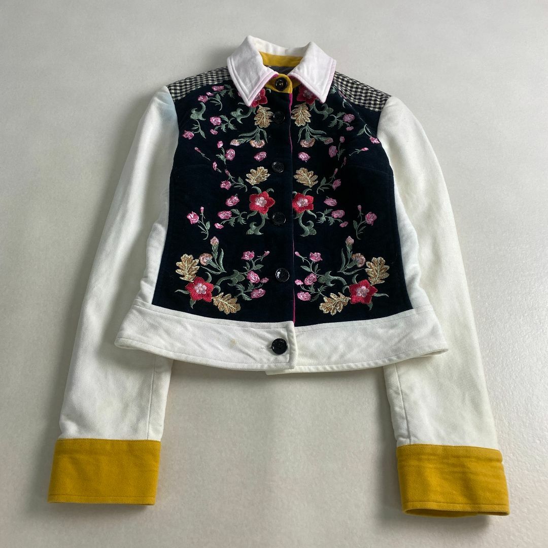 DOLCE&GABBANA - ドルチェアンドガッバーナ　ジャケット　エンブロイダリー　裏地柄　コーデュロイ