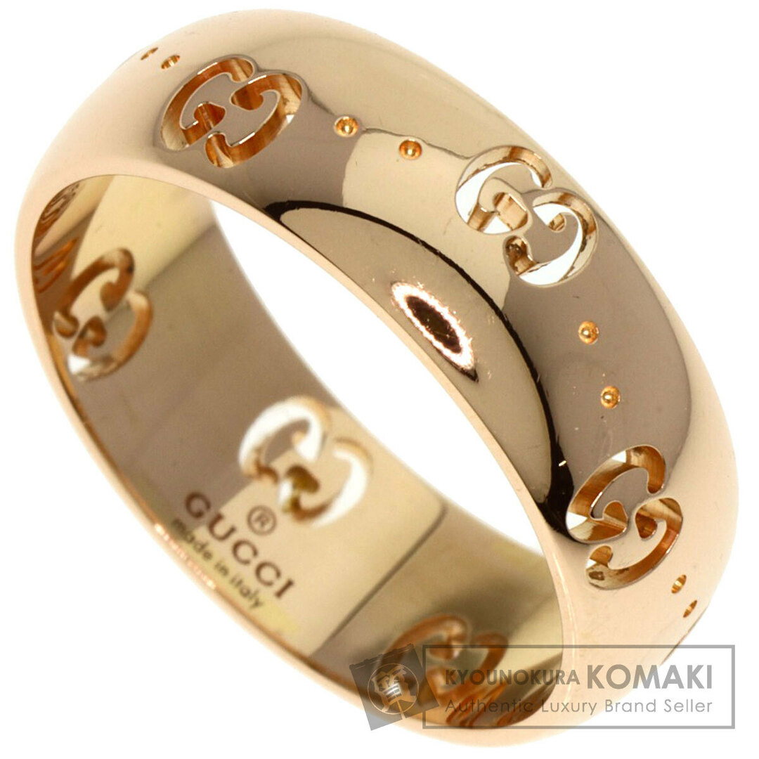 GUCCI - GUCCI アイコン リング・指輪 K18PG レディースの通販 GUCCI - GUCCI アイコン リング・指輪 K18PG レディースの通販
