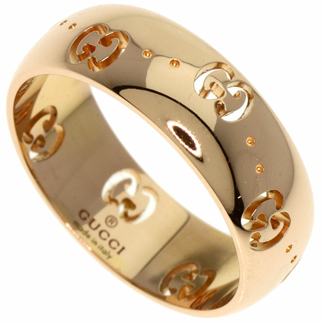 GUCCI - GUCCI アイコン リング・指輪 K18PG レディースの通販 GUCCI - GUCCI アイコン リング・指輪 K18PG レディースの通販