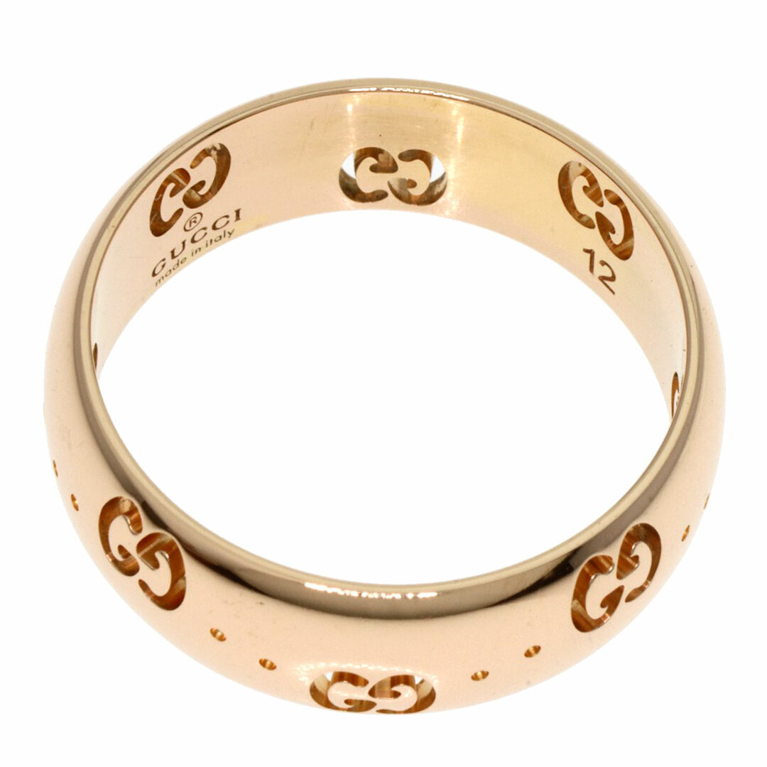 GUCCI - GUCCI アイコン リング・指輪 K18PG レディースの通販 GUCCI - GUCCI アイコン リング・指輪 K18PG レディースの通販