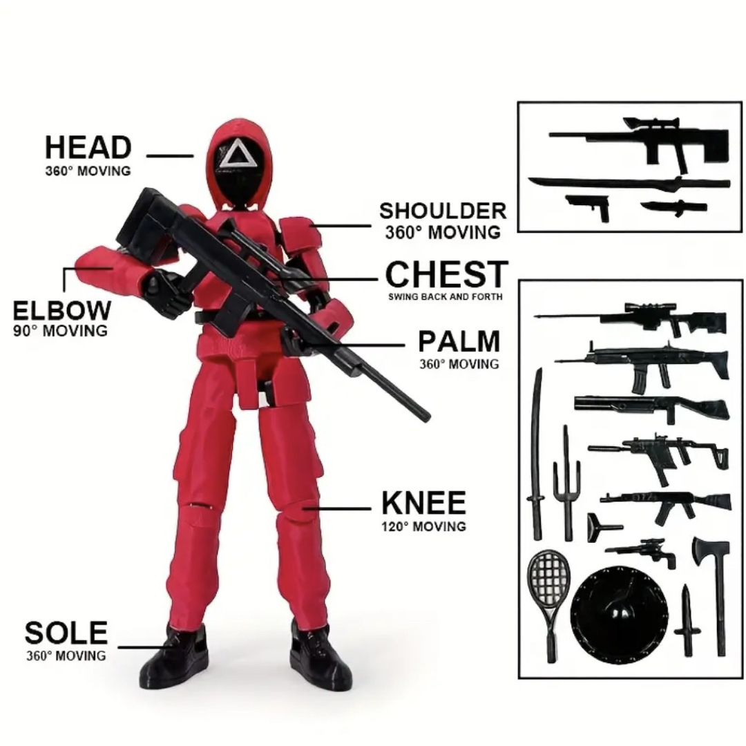 新品 イカゲーム 組み立てフィギュア &武器セットの通販 by ぴぴ