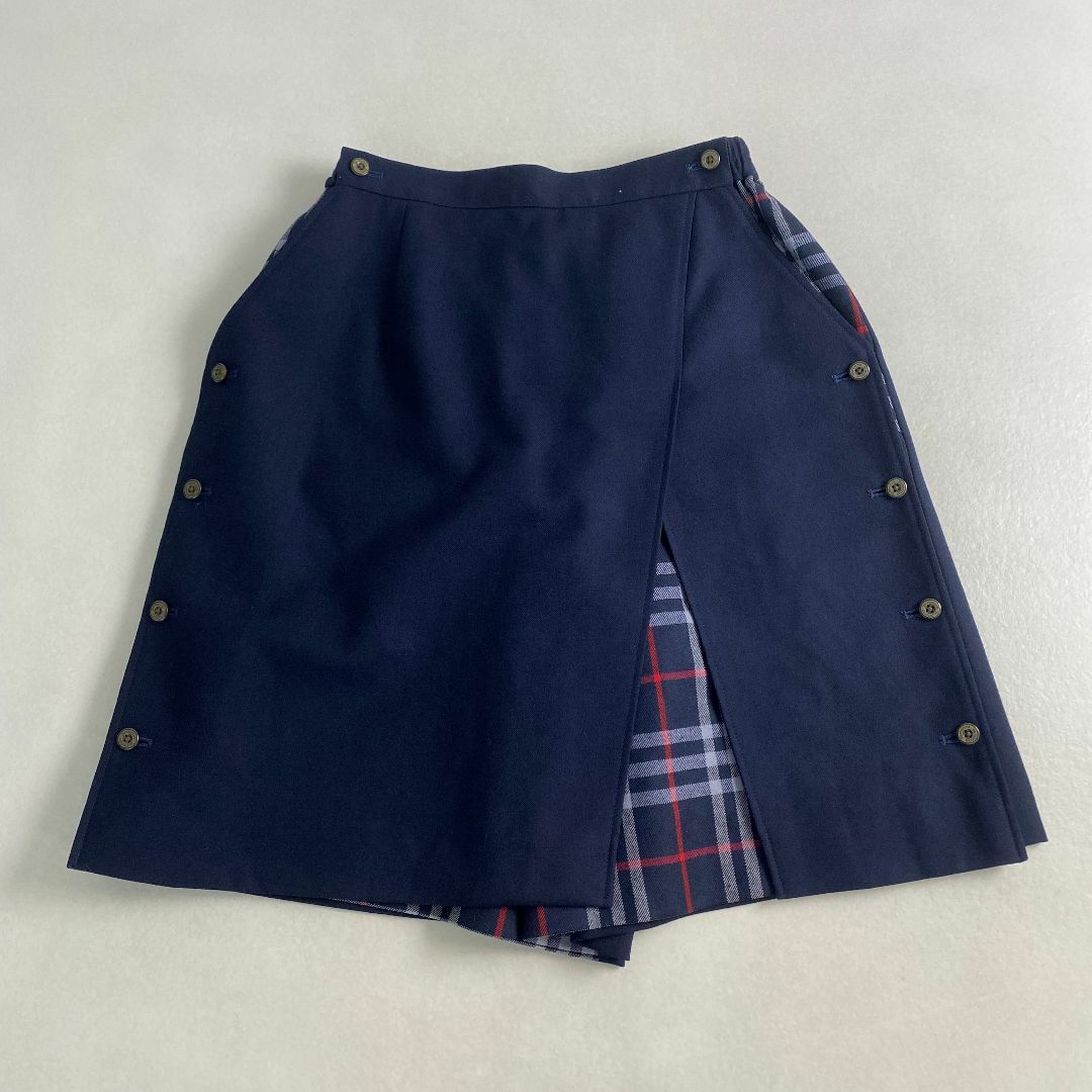 BURBERRY - バーバリー　スカート　キュロット　ハーフパンツ　ノバチェック　ウール