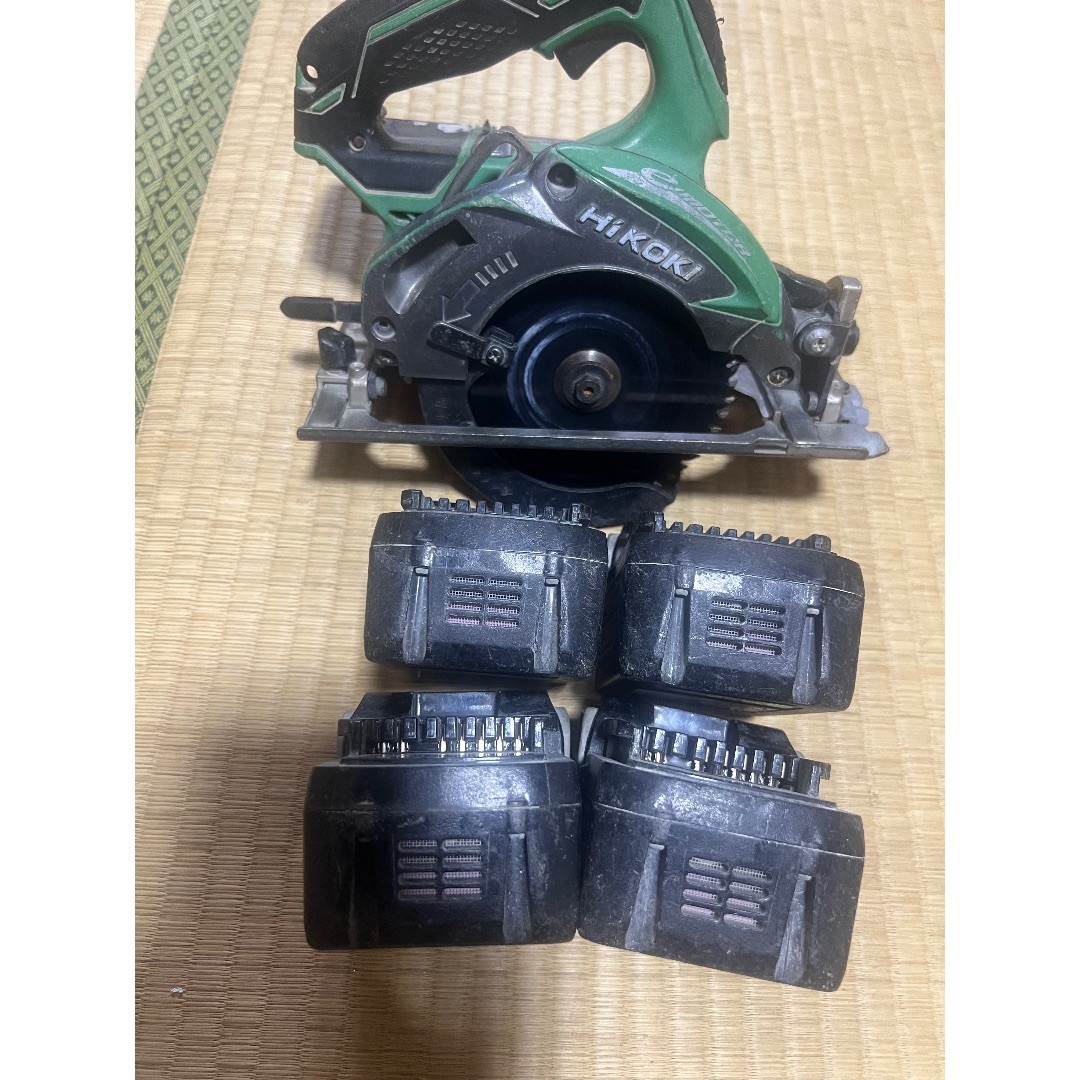 HIKOKI C 18DBL マルノコ 125mmバッテリー3個付き