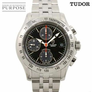 Tudor - 純正ファブリックベルト付き Tudor ブラックベイクロノ Tudor - 純正ファブリックベルト付き Tudor ブラックベイクロノ