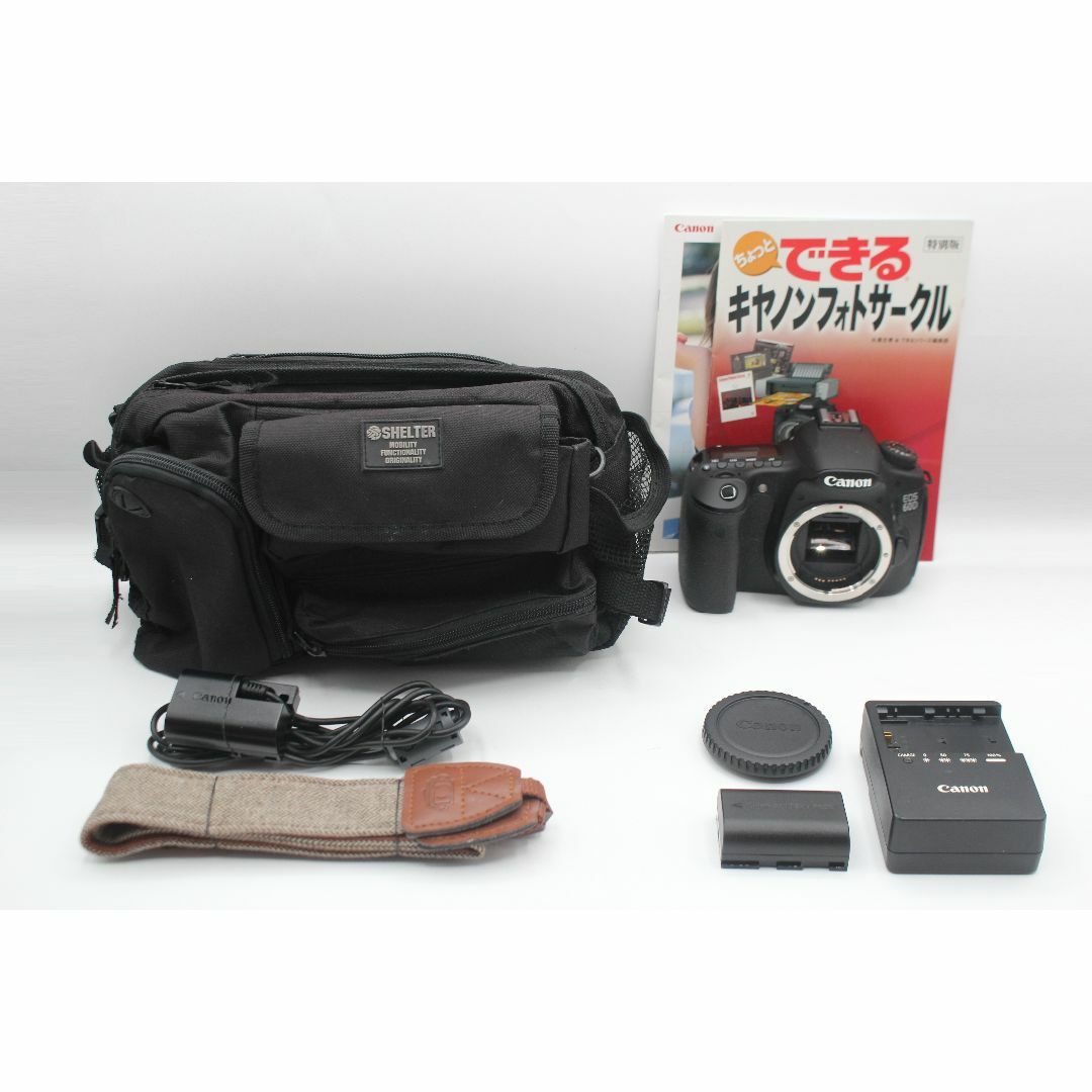 極美品◆Canon キヤノン EOS 60D ボディ◆バック付♪9568