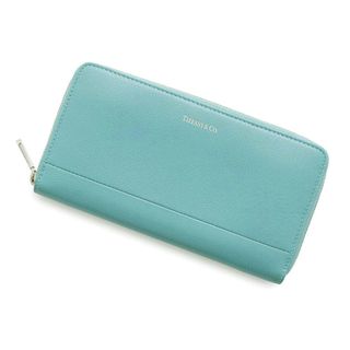 Tiffany & Co. - ティファニー 財布 グレー レザー Tiffany&co Tiffany & Co. - ティファニー 財布 グレー レザー Tiffany&co
