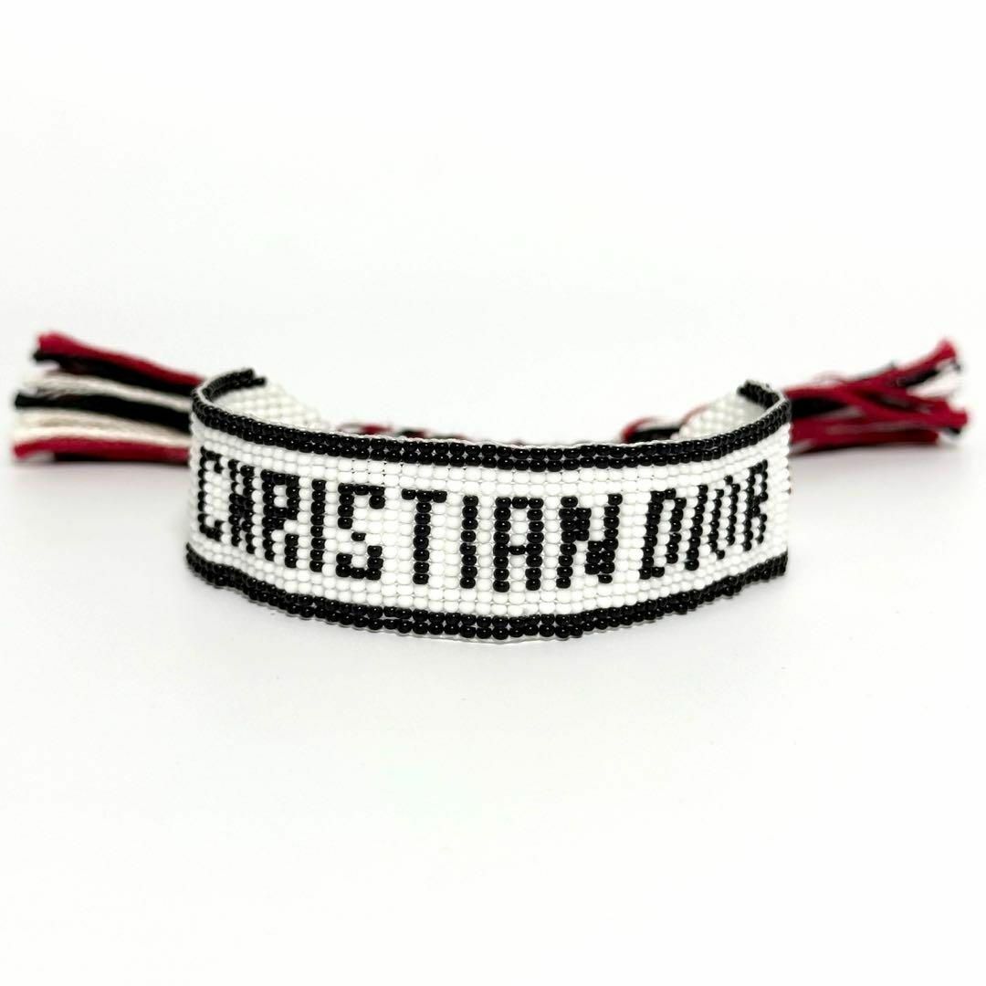 ディオール ミサンガ ブレスレット ビーズ フリーサイズ Christian Dior - 【新品同様】ディオール レディース ミサンガ