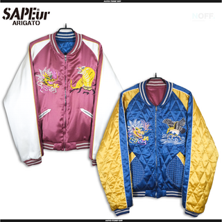 スカジャン (ブルー・ネイビー/青色系)のフリマアイテム一覧 スカジャン (ブルー・ネイビー/青色系)のフリマアイテム一覧