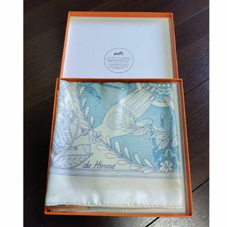HERMES - 2503-142|美品|エルメス カレ90 スカーフ ブラック HERMES - 2503-142|美品|エルメス カレ90 スカーフ ブラック
