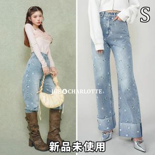 Darich - ダーリッチ darich スカラップレースデニムロング Darich - ダーリッチ darich スカラップレースデニムロング