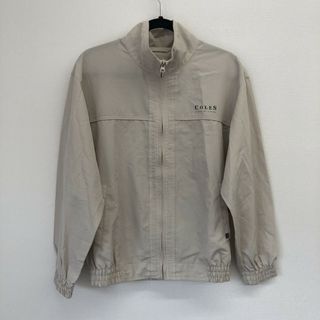 【COLES】コレス　ナイロンジャケット　ベージュ系　Mサイズ　長袖　ジップアップ　カジュアル(その他)