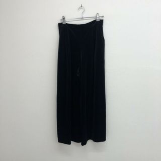 オゾック(OZOC)の【OZOC】オゾック　パンツ　ボトムス　黒系　ブラック　サイズ38　ベロア　レディース　カジュアル(その他)