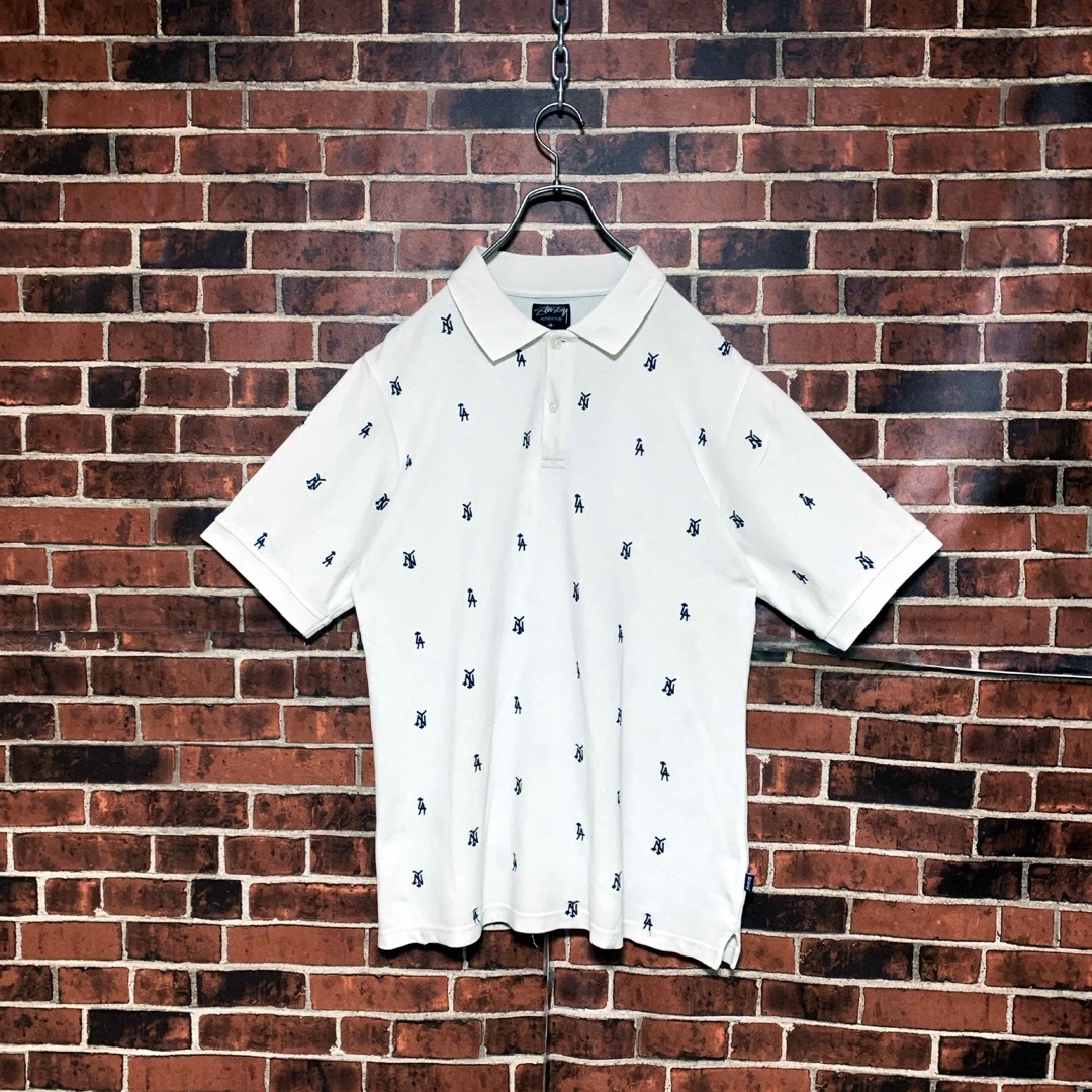 STUSSY - 【希少】stussy☆ステューシー☆NY&LA☆刺繍ロゴ STUSSY - 【希少】stussy☆ステューシー☆NY&LA☆刺繍ロゴ