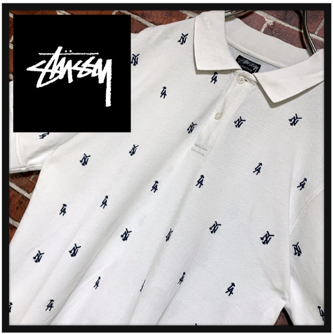 STUSSY - 【希少】stussy☆ステューシー☆NY&LA☆刺繍ロゴ STUSSY - 【希少】stussy☆ステューシー☆NY&LA☆刺繍ロゴ