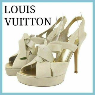 LOUIS VUITTON - ルイヴィトン サンダル モノグラム ウェッジ LOUIS VUITTON - ルイヴィトン サンダル モノグラム ウェッジ