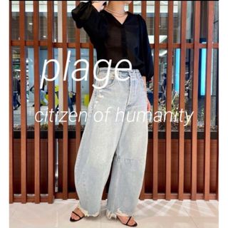 Plage - Plage ストレッチセンタープレスクロップドパンツ 36の Plage - Plage ストレッチセンタープレスクロップドパンツ 36の