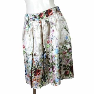 ポールスミス(Paul Smith)の【新品同様】ポールスミス ブラック スカート 38 7号 S ★未使用に近い★(ひざ丈スカート)