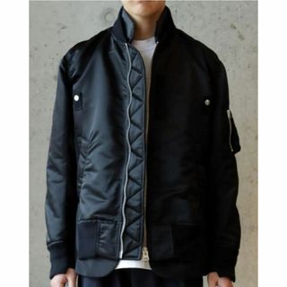 sacai - SACAI MA-1 ブルゾンの通販 by BMS 全商品値下げ不可 sacai - SACAI MA-1 ブルゾンの通販 by BMS 全商品値下げ不可