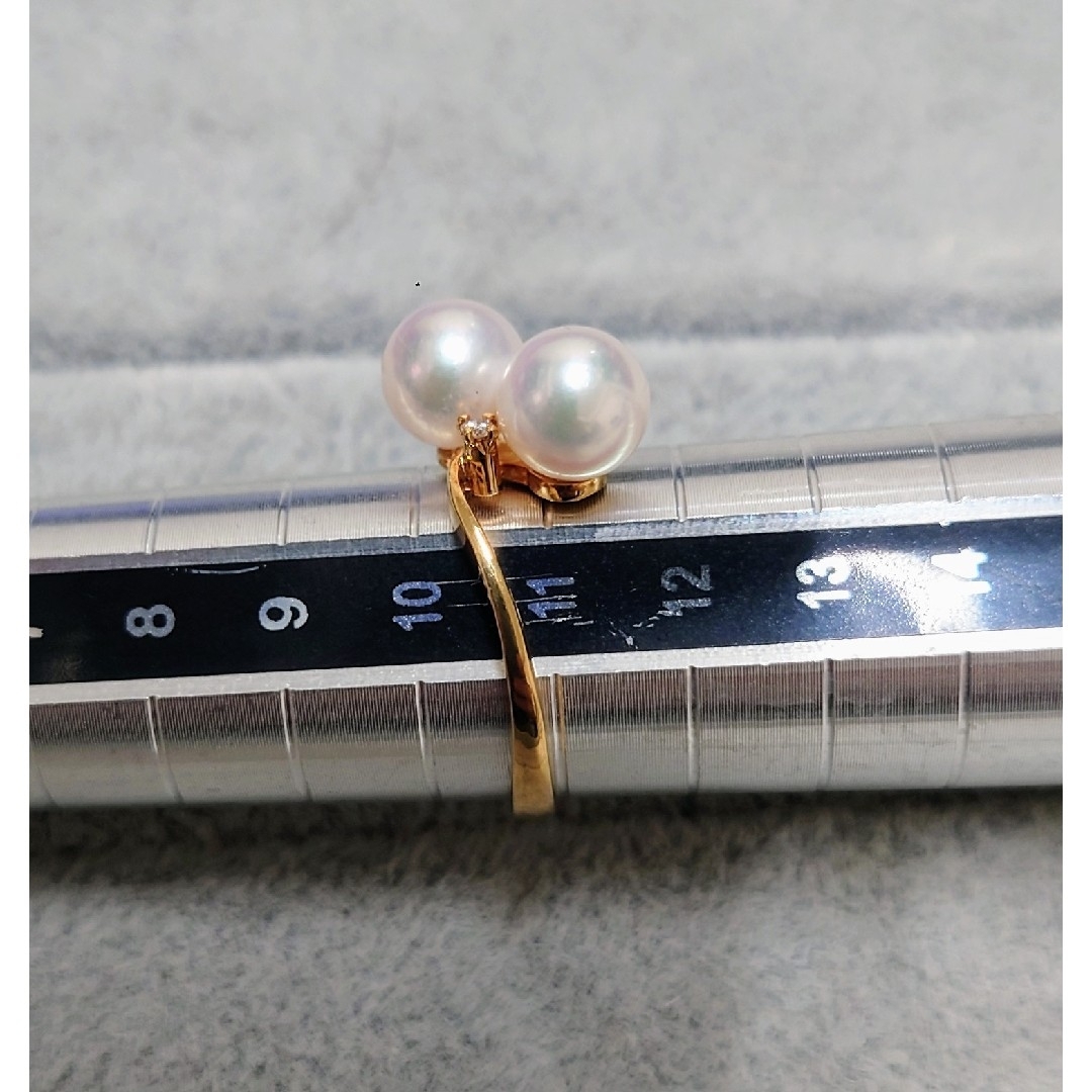 K18あこやパールファッションリング 本真珠の通販 by あーや's K18あこやパールファッションリング 本真珠の通販 by あーや's