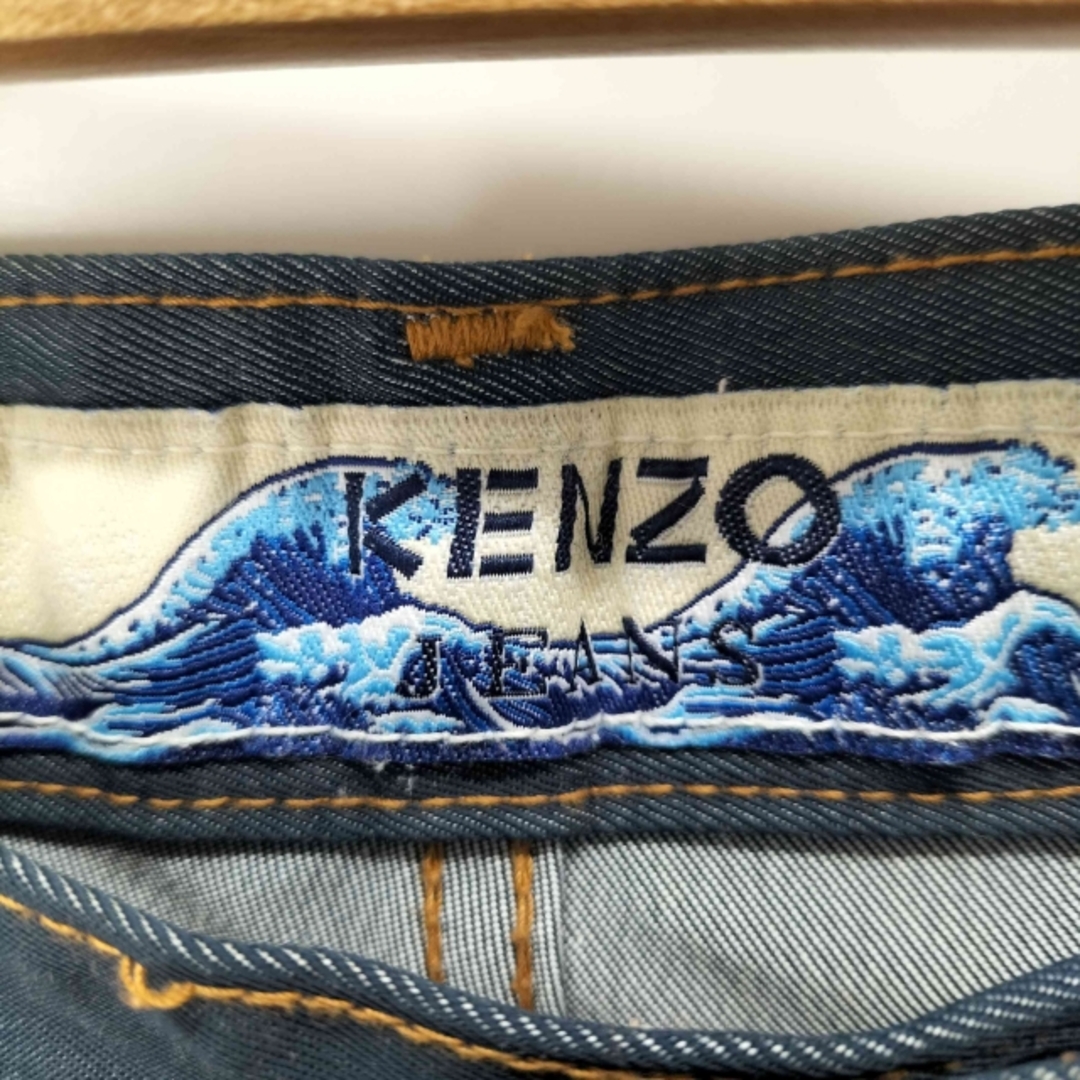 KENZO - KENZO(ケンゾー) 刺繍ロゴ ナイロンコットンデニム KENZO - KENZO(ケンゾー) 刺繍ロゴ ナイロンコットンデニム