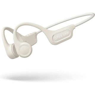 骨伝導イヤホン bluetooth 超軽量 オープンイヤー型 自動ペアリング(ノーカラージャケット)